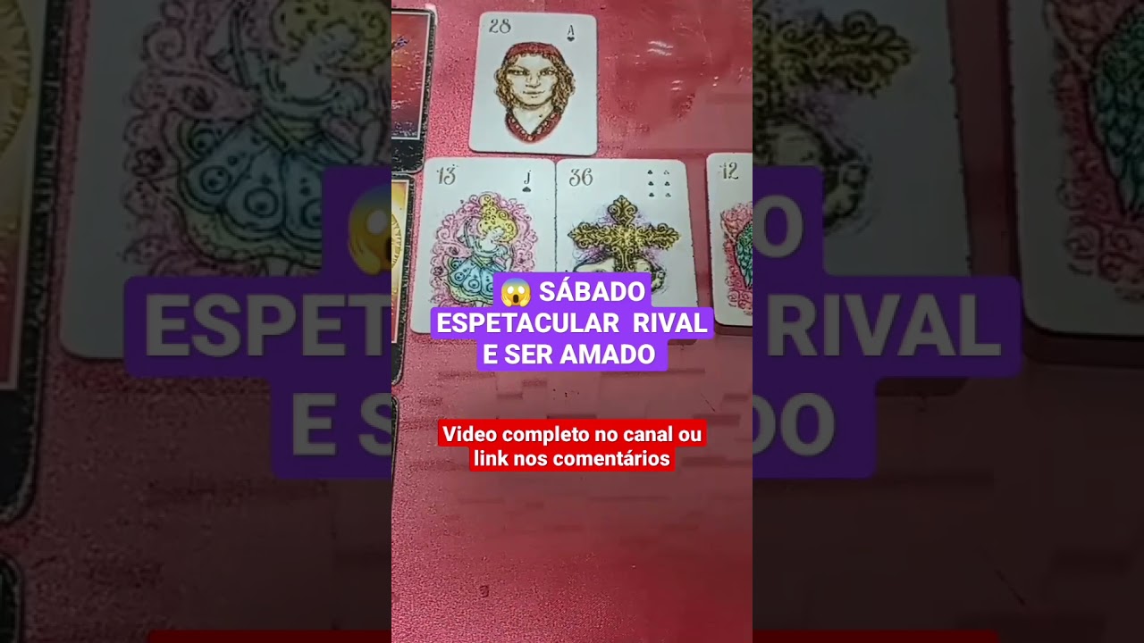 Read more about the article 😱 SÁBADO ESPETACULAR  RIVAL E SER AMADO ( ELE E A OUTRA TAROT )  BARALHO CIGANO RESPONDE HOJE LUZ