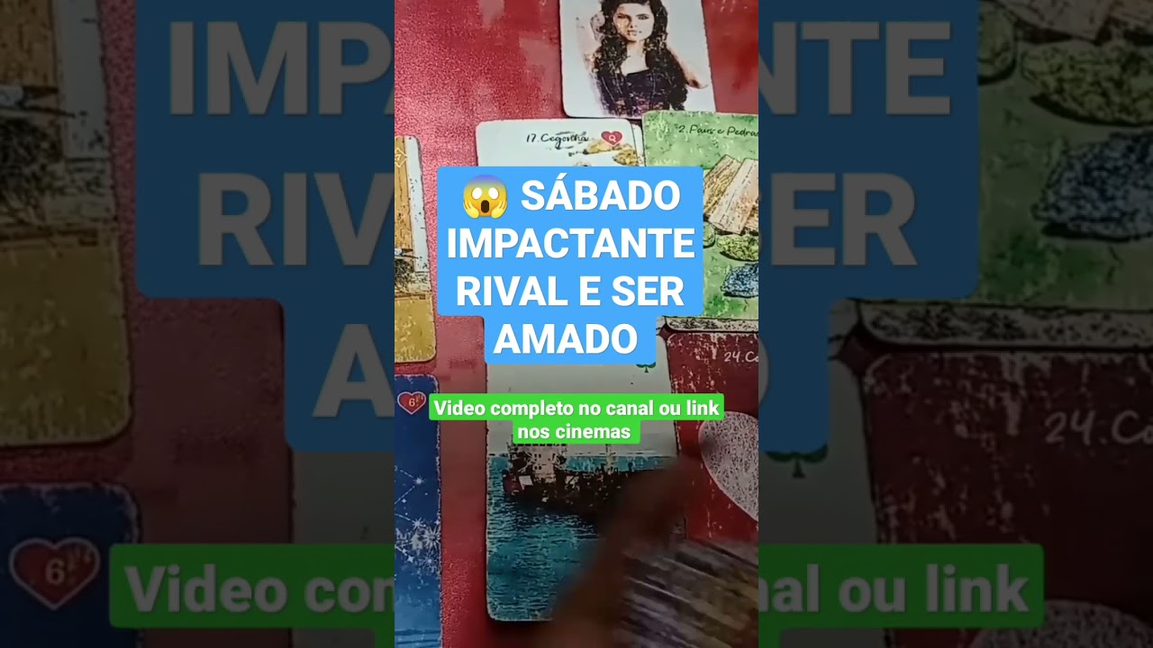 Read more about the article 😱 SÁBADO SURPREENDENTE  RIVAL E SER AMADO ( ELE E A OUTRA TAROT ) – BARALHO CIGANO RESPONDE HOJE LUZ