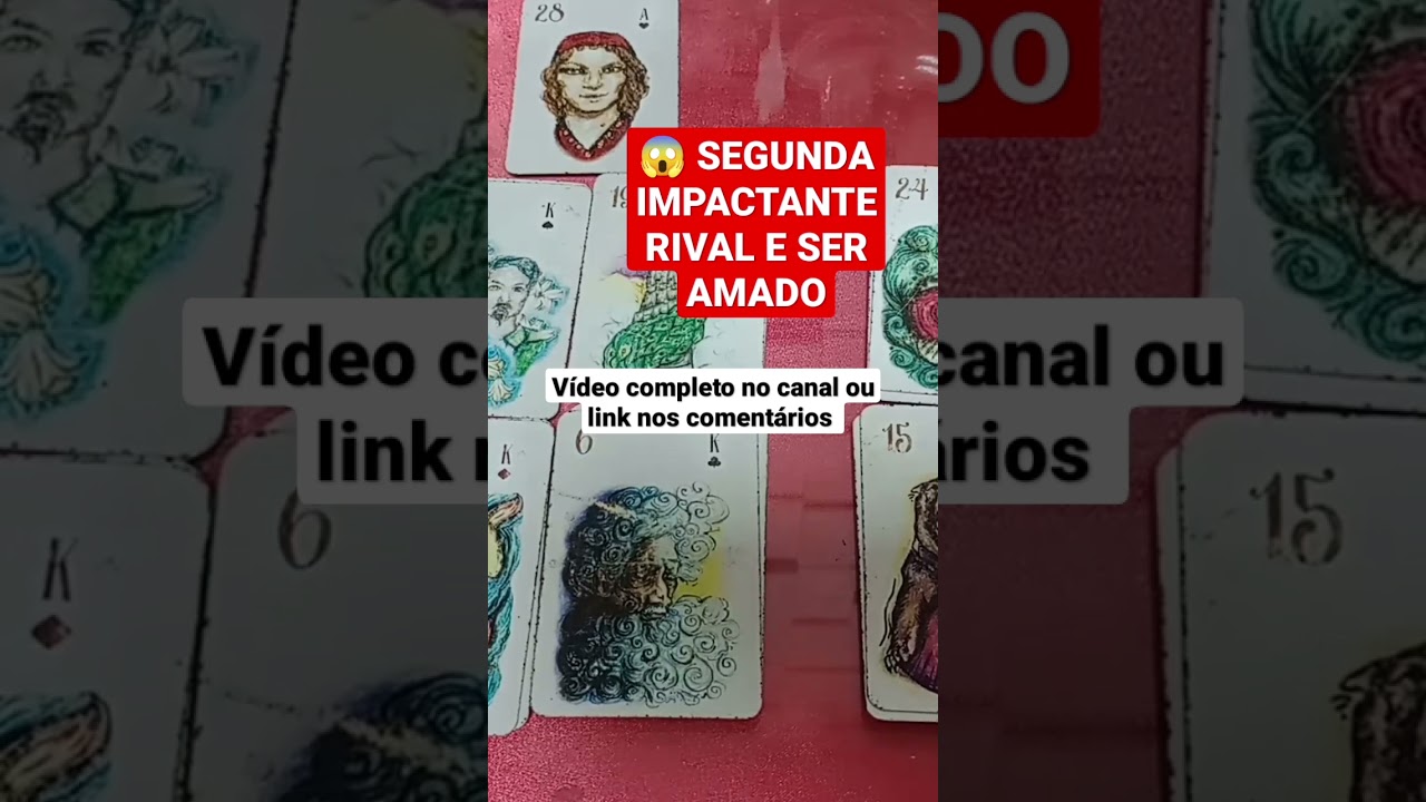 Read more about the article 😱 SEGUNDA IMPACTANTE RIVAL E SER AMADO ( ELE E A OUTRA TAROT ) – BARALHO CIGANO RESPONDE HOJE