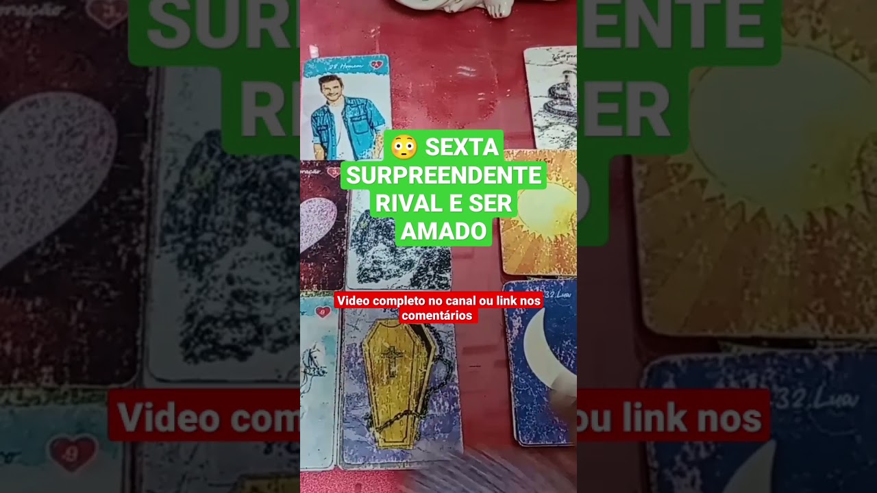 Read more about the article 😳 SEXTA SURPREENDENTE  RIVAL E SER AMADO ( ELE E A OUTRA TAROT )  BARALHO CIGANO RESPONDE HOJE LUZ