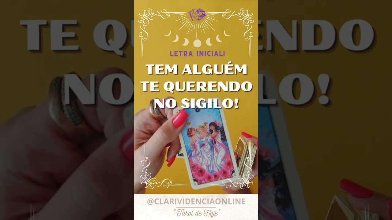 Read more about the article ❤️ TEM ALGUÉM TE QUERENDO NO SIGILO + LETRA INICIAL! ✨ #TAROT 🌟 #TAROTHOJE