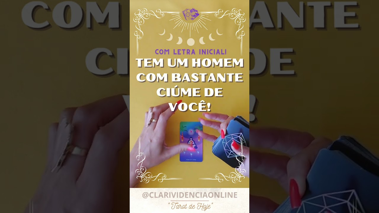 Read more about the article ❤️ TEM UM HOMEM COM BASTANTE CIÚME DE VOCÊ + LETRA INICIAL! ✨ #TAROT 🌟 #TAROTHOJE