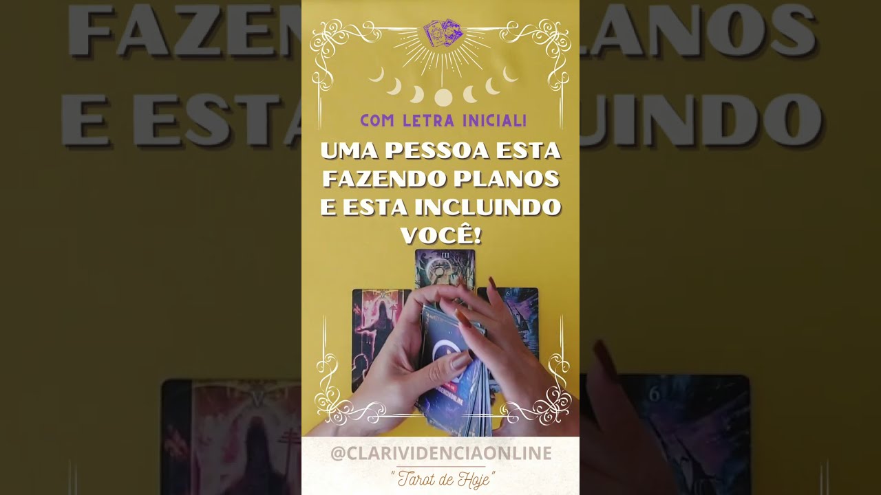 Read more about the article ❤️ UMA PESSOA ESTA FAZENDO PLANOS E ESTA INCLUINDO VOCÊ + LETRA INICIAL! ✨ #TAROT 🌟 #TAROTHOJE