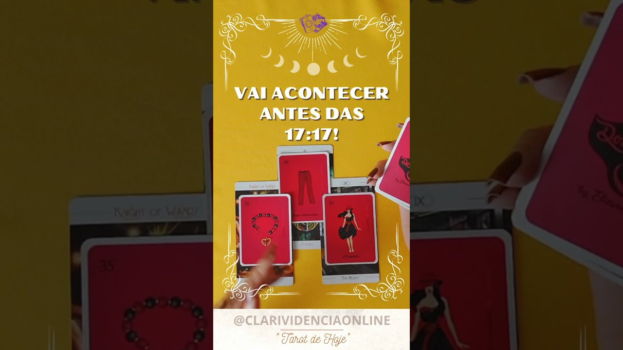 Read more about the article 🌹 VAI ACONTECER ANTES DAS 17:17 ✨ #TAROT 🌟 #TAROTHOJE
