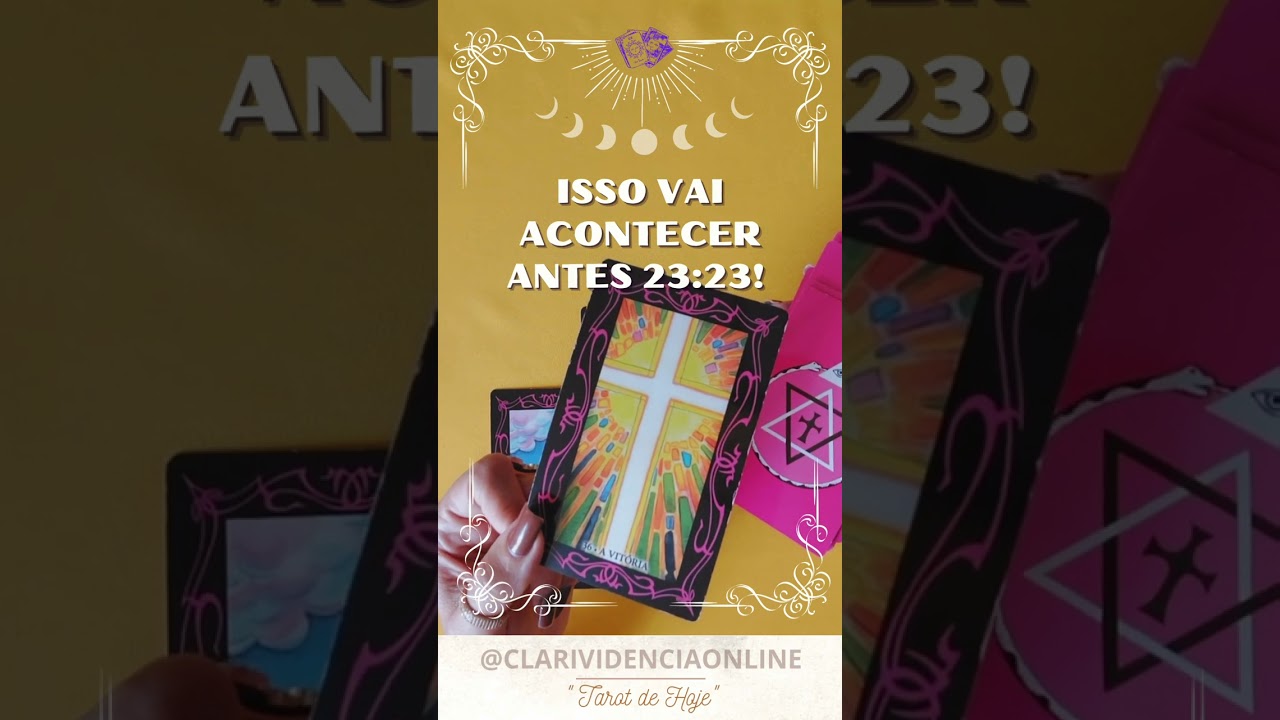 Read more about the article 🌹 VAI ACONTECER ANTES DAS 23:23! ✨ #TAROT 🌟 #TAROTHOJE