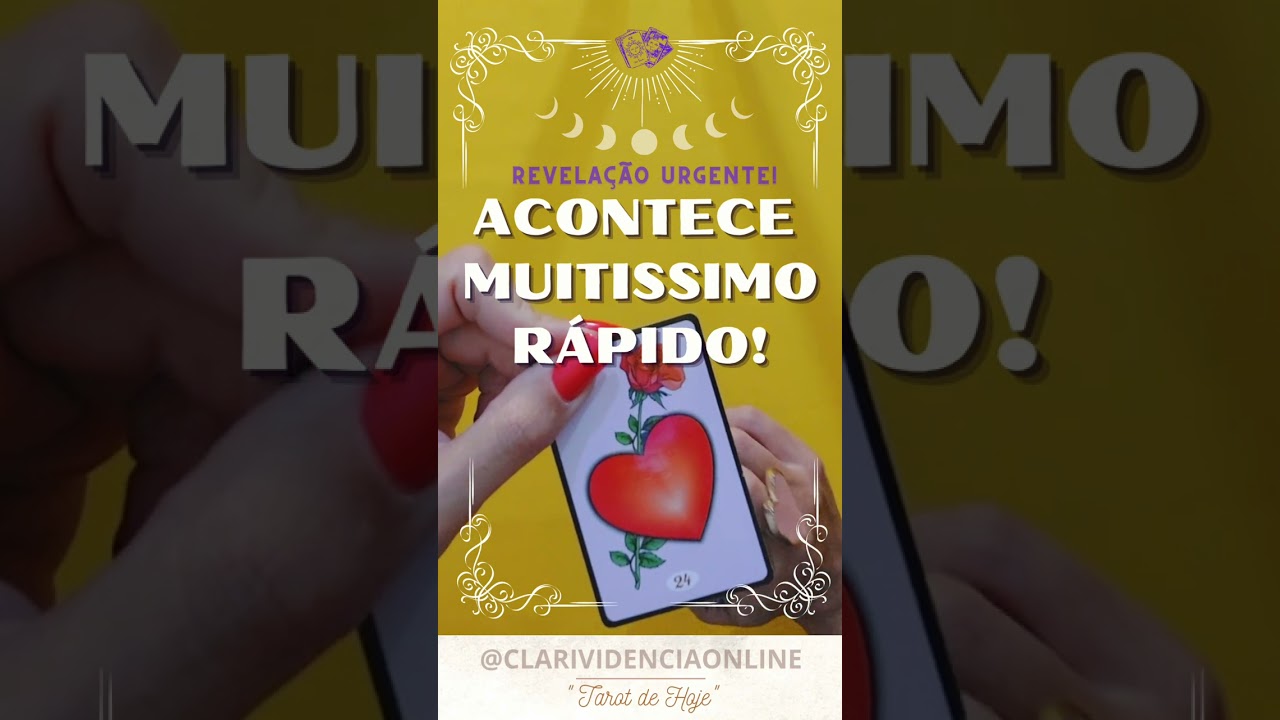 Read more about the article ❤️ VAI ACONTECER MUITISSIMO RÁPIDO! REVELAÇÃO URGENTE ✨ #TAROT 🌟 #TAROTHOJE