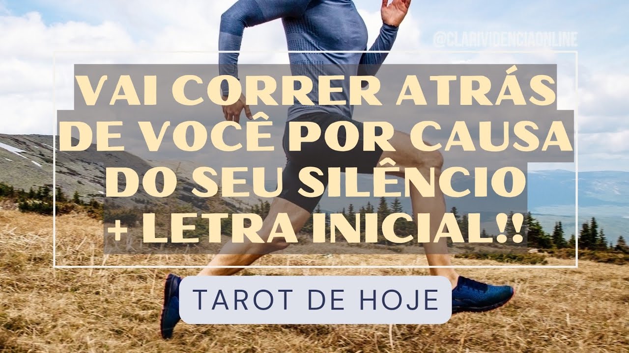 Read more about the article 🌹 VAI CORRER ATRÁS DE VOCÊ POR CAUSA DO SEU SILÊNCIO + LETRA INICIAL! ✨ #TAROT 🌟 #TAROTHOJE