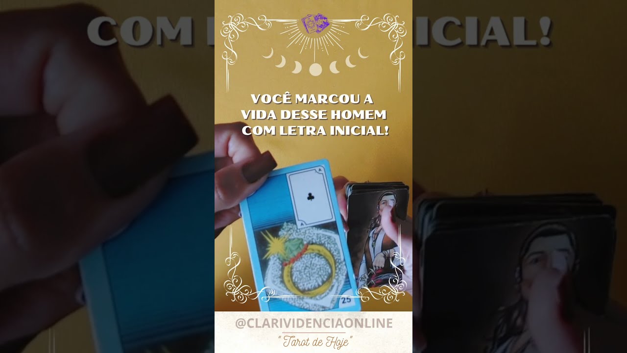Read more about the article 🌹 VOCÊ MARCOU A VIDA DESSE HOMEM + LETRA INICIAL! ✨ #TAROT 🌟 #TAROTHOJE