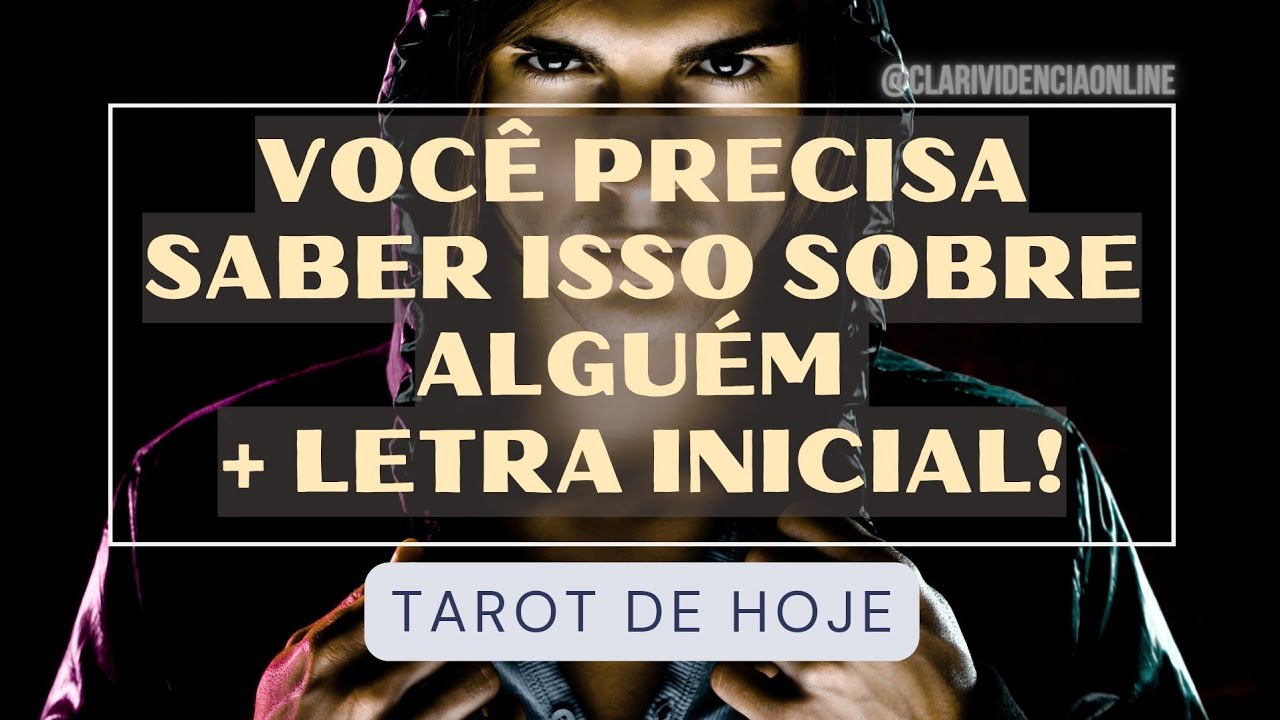 Read more about the article ❤️ VOCÊ PRECISA SABER ISSO SOBRE ALGUÉM + LETRA INICIAL! ✨ #TAROT 🌟 #TAROTHOJE