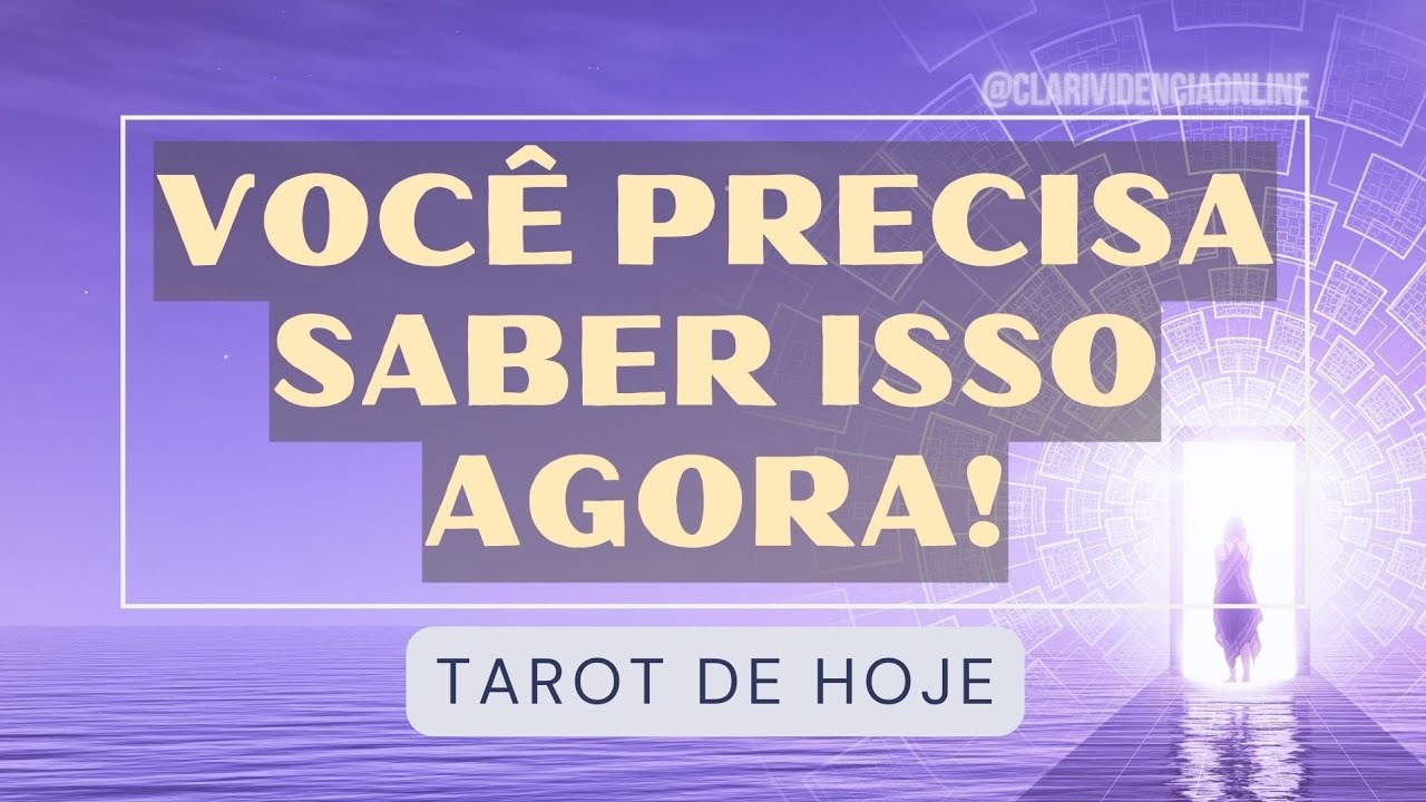 Read more about the article 🌹 VOCÊ PRECISA SABER ISSO AGORA! ✨ #TAROT 🌟 #TAROTHOJE