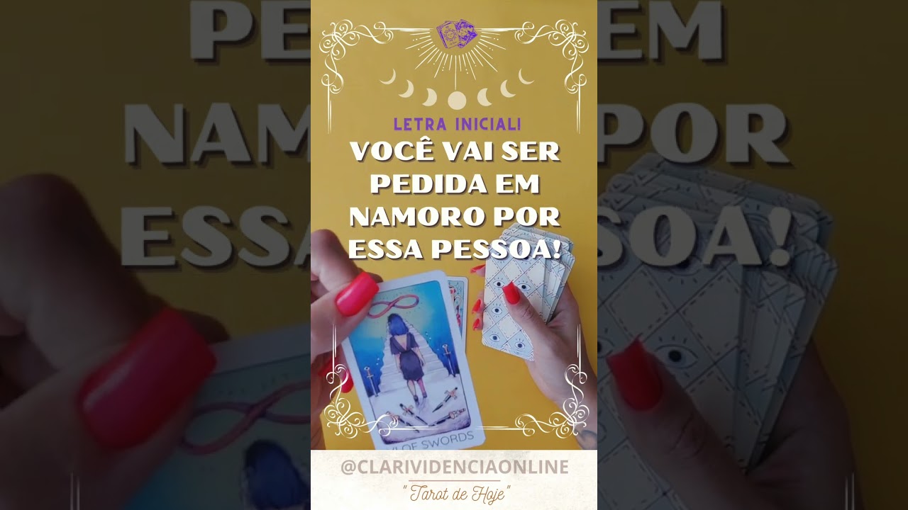 Read more about the article ❤️ VOCÊ VAI SER PEDIDA EM NAMORO POR ESSA PESSOA + LETRA INICIAL! ✨ #TAROT 🌟 #TAROTHOJE