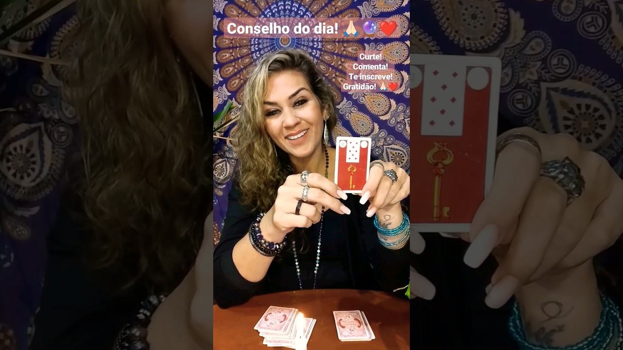 Read more about the article Conselho para o teu dia com o Baralho Cigano Lenormand! 🙏🏻💎🔮❤️ #tarot #cartasciganas  #tarohoje