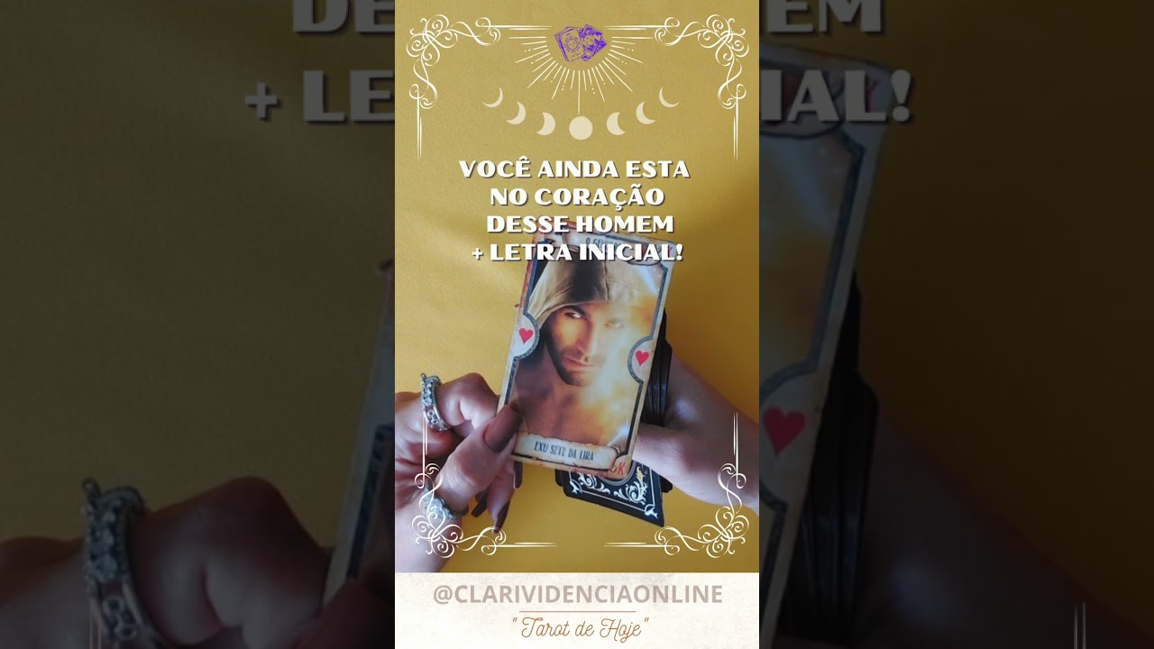 Read more about the article 🌹 VOCÊ AINDA ESÁ NO CORAÇÃO DESSE HOMEM + LETRA INICIAL! ✨ #TAROT 🌟 #TAROTHOJE