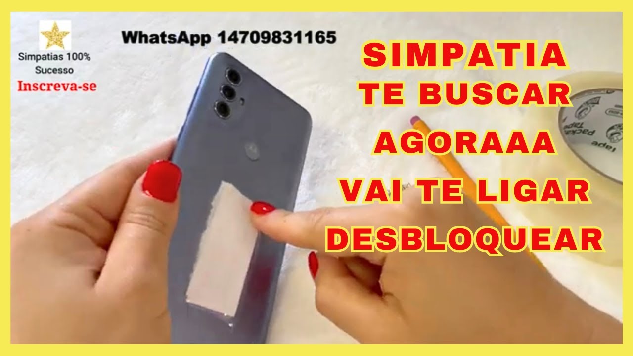 Read more about the article ⭐#Simpatia INFALIVEL para ele te PROCURAR URGENTE! Mandar mensagem, LIGAR, DESBLOQUEAR do zap