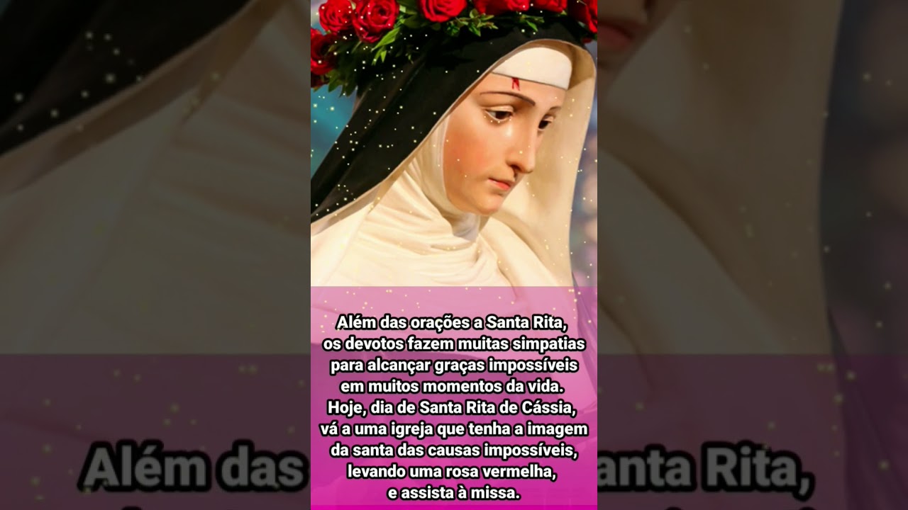 Read more about the article SIMPATIA PARA CAUSAS IMPOSSÍVEIS SANTA RITA DE CÁSSIA #simpatias #orações #santaritadecasia