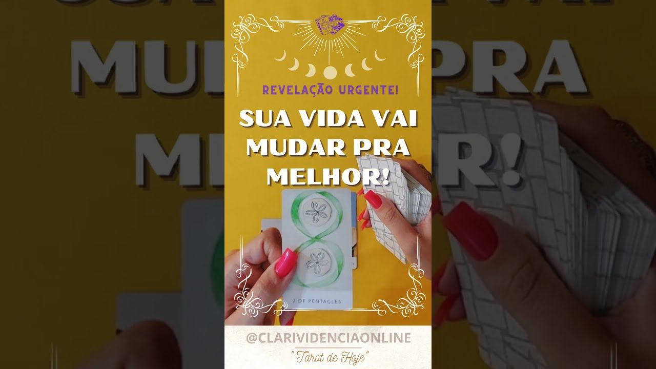 Read more about the article ❤️SUA VIDA VAI MUDAR PRA MELHOR! REVELAÇÃO URGENTE PRA VOCÊ! ✨ #TAROT 🌟 #TAROTHOJE