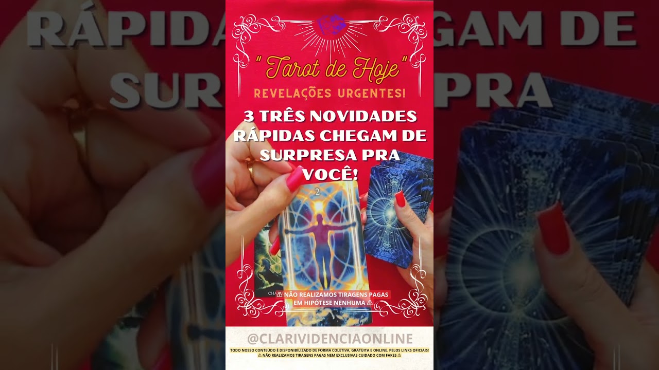 Read more about the article ❤️ 3 TRÊS NOVIDADES RÁPIDAS CHEGAM DE SURPRESA PRA VOCÊ! ✨ #TAROT 🌟 #TAROTHOJE