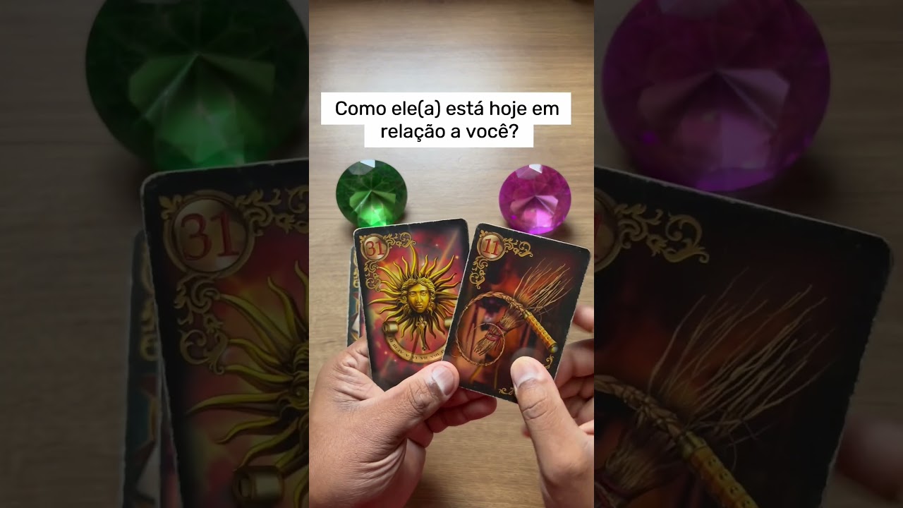 Read more about the article 🟢 COMO ELE(A) ESTÁ EM REVELAÇÃO A VOCÊ HOJE? | #SHORTS TAROT RESPONDE! 💫 TAROT DE HOJE ONLINE