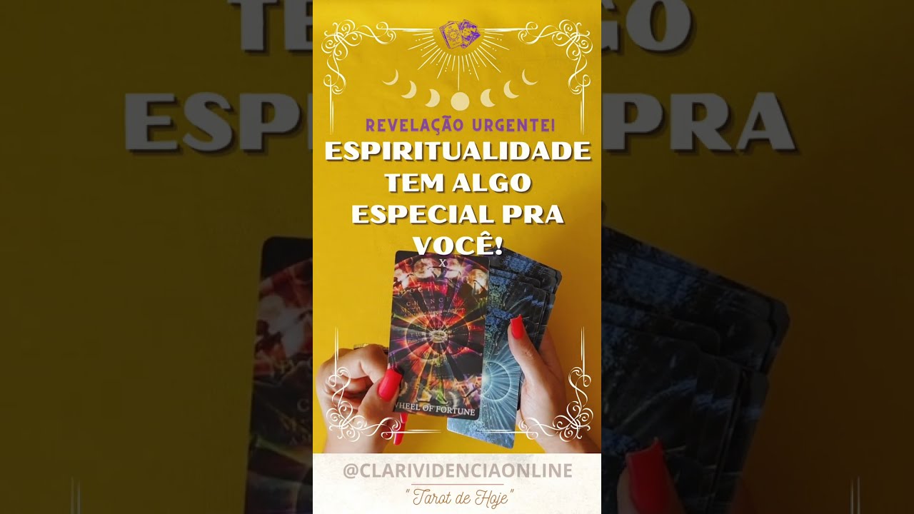 Read more about the article ❤️ ESPIRITUALIDADE TEM ALGO ESPECIAL PRA VOCÊ! ✨ #TAROT 🌟 #TAROTHOJE