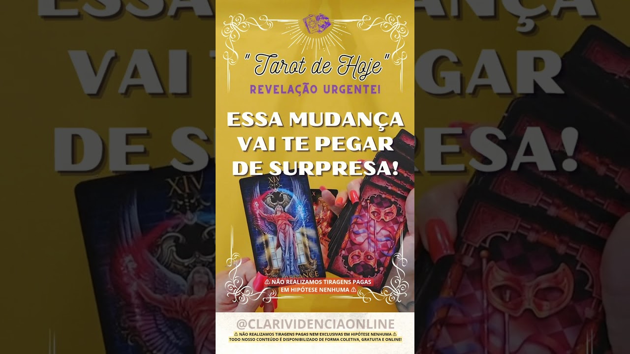 Read more about the article ❤️ ESSA MUDANÇA VAI TE PEGAR DE SURPRESA! ✨ #TAROT 🌟 #TAROTHOJE