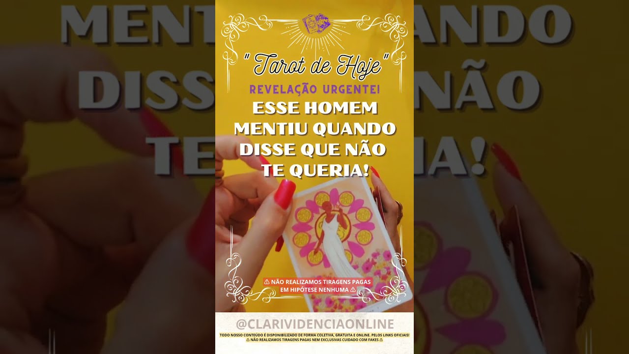 Read more about the article ❤️ ESSE HOMEM MENTIU QUANDO DISSE QUE NÃO TE QUERIA + LETRA INICIAL! ✨ #TAROT 🌟 #TAROTHOJE