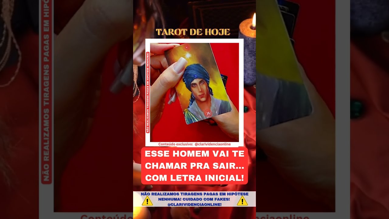 Read more about the article 🎩 ESSE HOMEM VAI TE CHAMAR PRA SAIR  + LETRA INICIAL! 🌟 #TAROTHOJE #TAROT