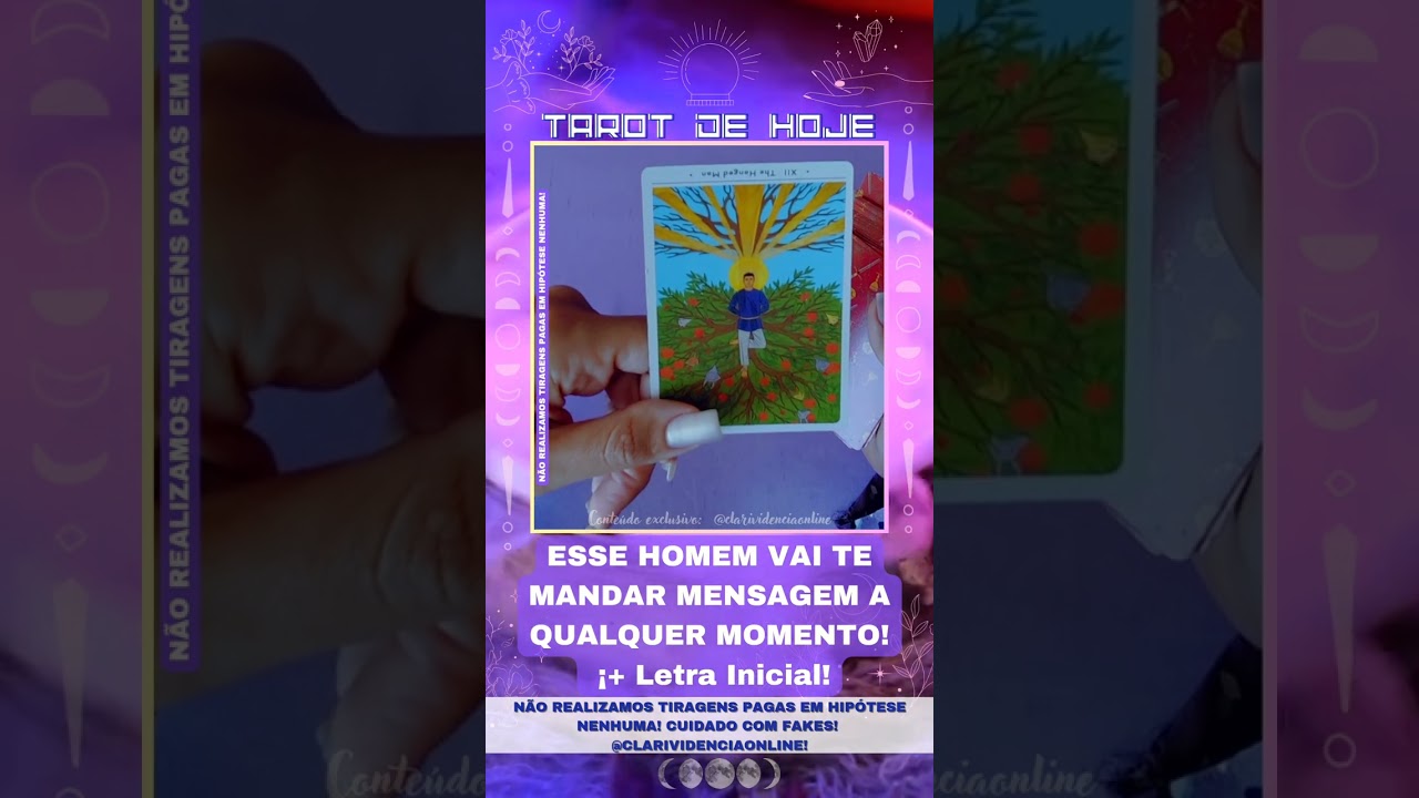 Read more about the article 🌞 ESSE HOMEM VAI TE MANDAR MENSAGEM A QUALQUER MOMENTO + LETRA INICIAL! 🌟 #TAROTHOJE #TAROT