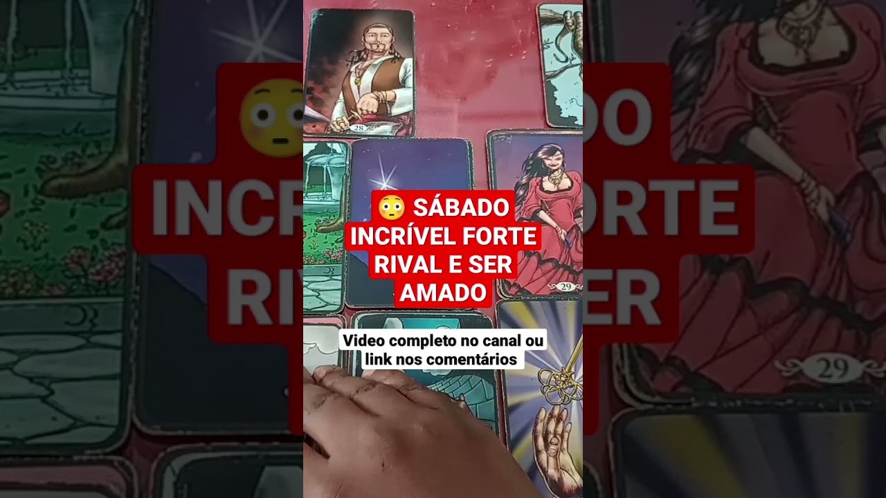 Read more about the article 😳 SÁBADO INCRÍVEL FORTE  RIVAL E SER AMADO ( ELE E A OUTRA TAROT )  BARALHO CIGANO RESPONDE HOJE LUZ