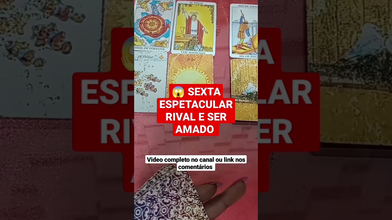 Read more about the article 😱 SEXTA  ESPETACULAR  RIVAL E SER AMADO ( ELE E A OUTRA TAROT )  BARALHO CIGANO RESPONDE HOJE LUZ