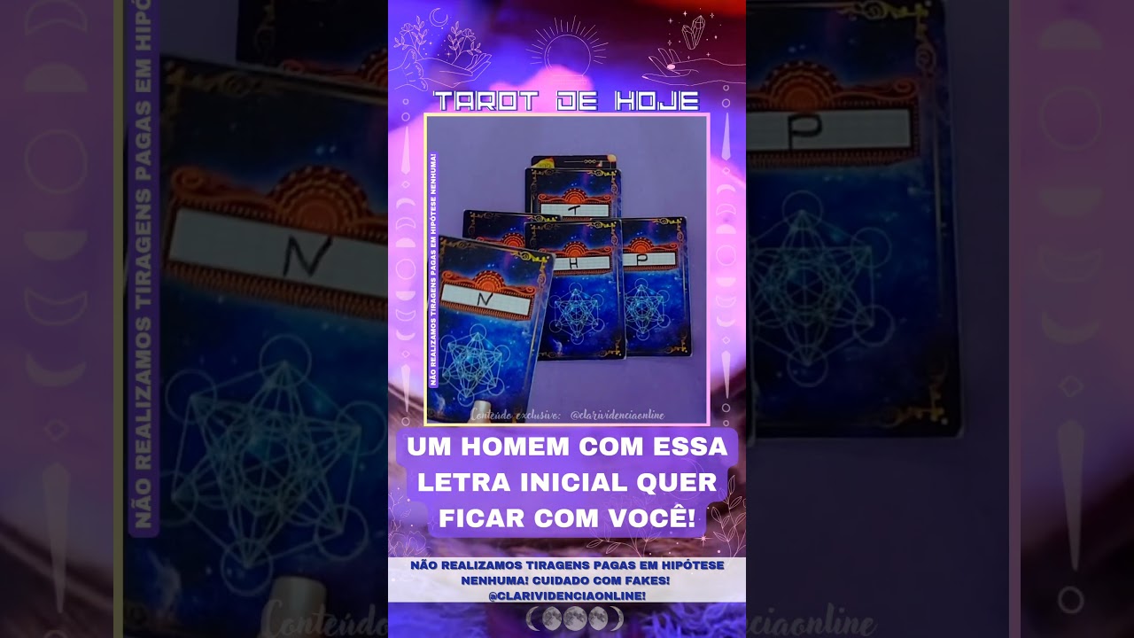 Read more about the article 🌞 UM HOMEM COM ESSA LETRA INICIAL QUER FICAR COM VOCÊ! 🌟 #TAROTHOJE #TAROT