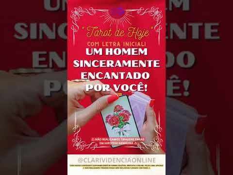 Read more about the article ❤️ UM HOMEM SINCERAMENTE ENCANTADO POR VOCÊ + LETRA INICIAL! ✨ #TAROT 🌟 #TAROTHOJE