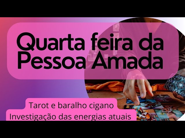 Read more about the article 🔮💃QUARTA FEIRA DA PESSOA AMADA!TAROT DO DIA/TAROT DO AMOR(31)996141431