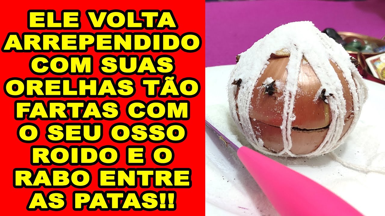 Read more about the article 🟢SIMPATIA PARA ELE VOLTAR CHORANDO ARREPENDIDO E COM SAUDADE! VAI IMPLORAR POR PERDÃO!
