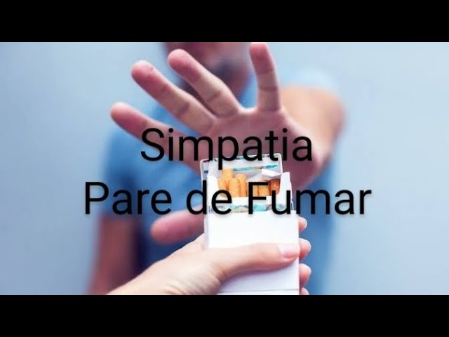 Read more about the article Simpatia pare de fumar