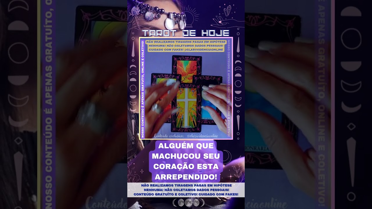 Read more about the article 🔮 ALGUÉM QUE MACHUCOU SEU CORAÇÃO ESTA ARREPENDIDO! 🌟 #TAROTHOJE #TAROT
