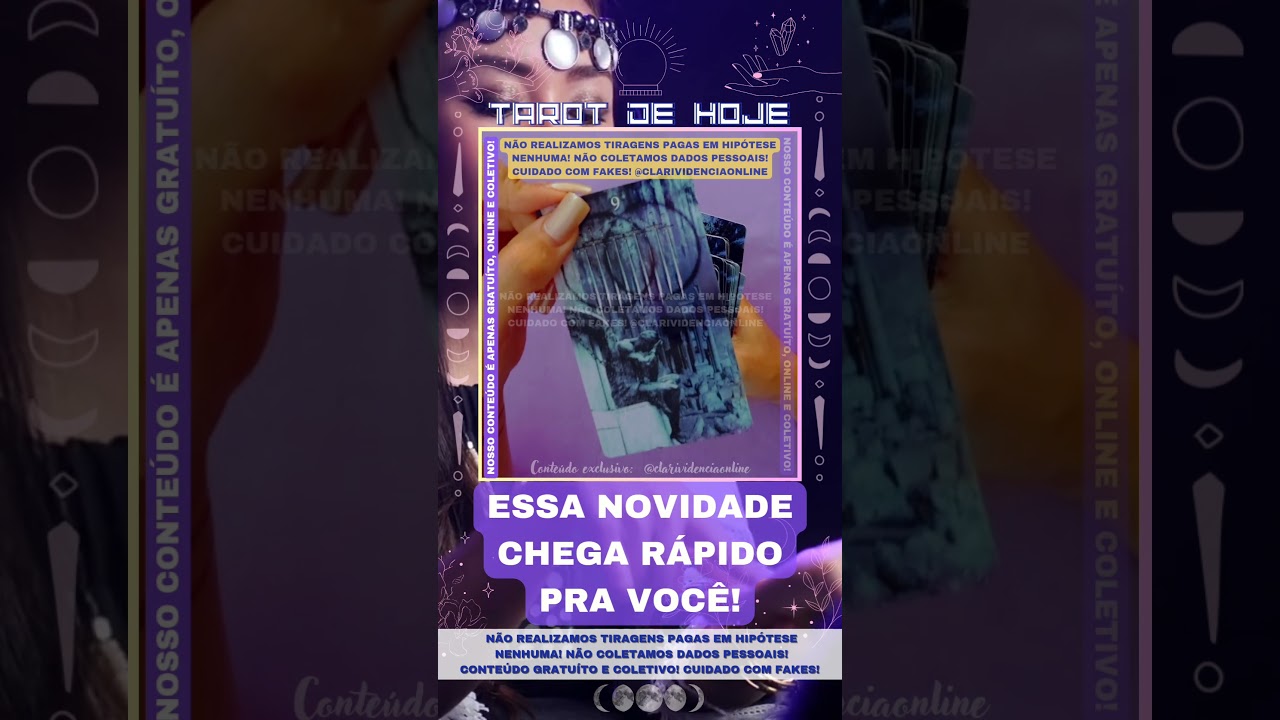 Read more about the article 🔮 ESSA NOVIDADE CHEGA RÁPIDO PRA VOCÊ! 🌟 #TAROTHOJE #TAROT