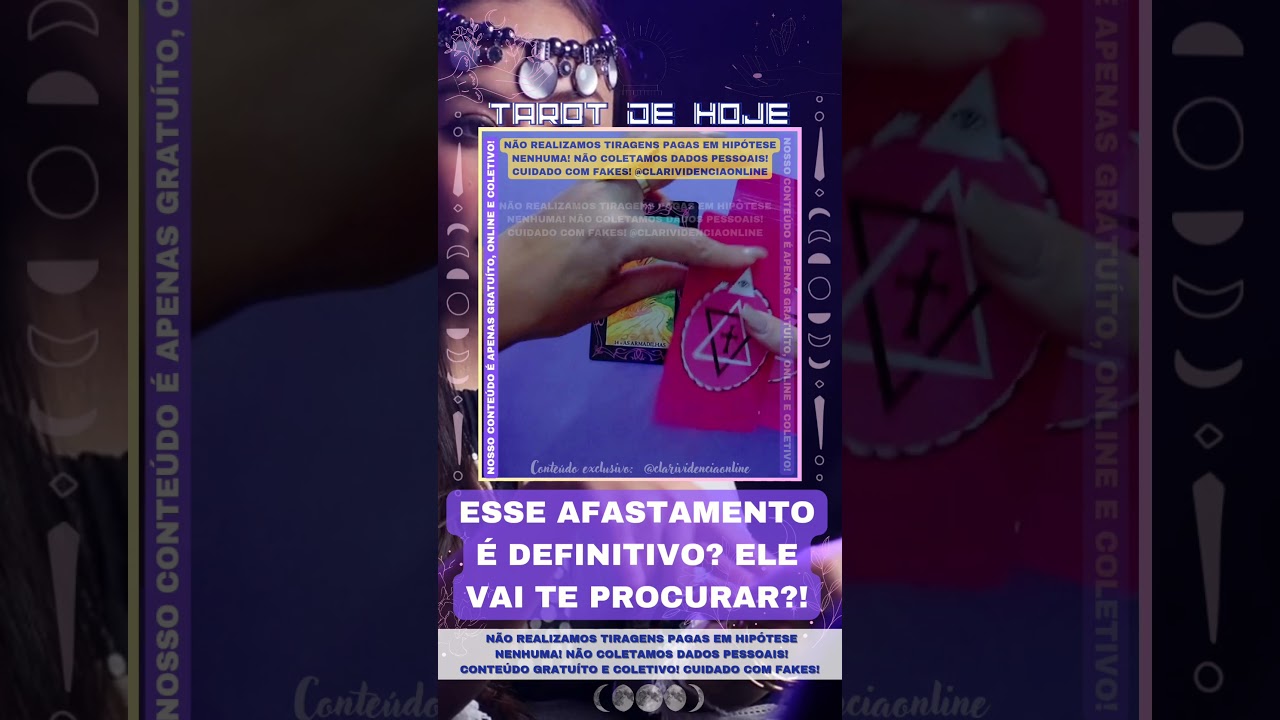 Read more about the article 🌞 ESSE AFASTAMENTO É DEFINITIVO? ELE VAI TE PROCURAR? 🌟 #TAROTHOJE #TAROT