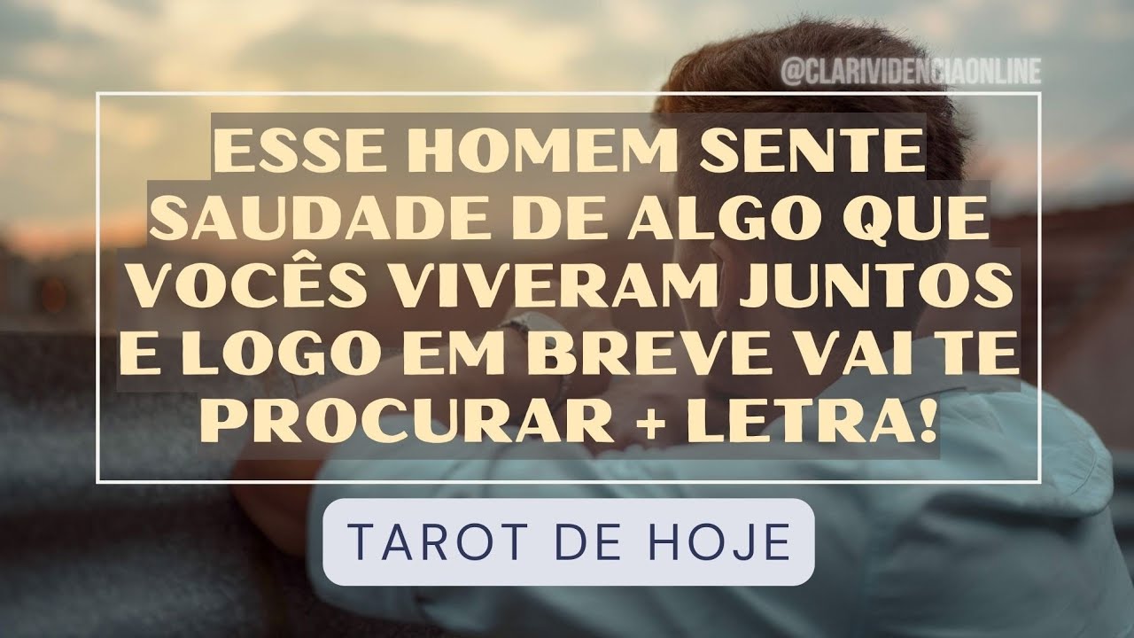 Read more about the article 🎩 ESSE HOMEM SENTE SAUDADE DE ALGO QUE VOCÊS VIVERAM JUNTOS E LOGO EM BREVE VAI TE PROCURAR + LETRA!
