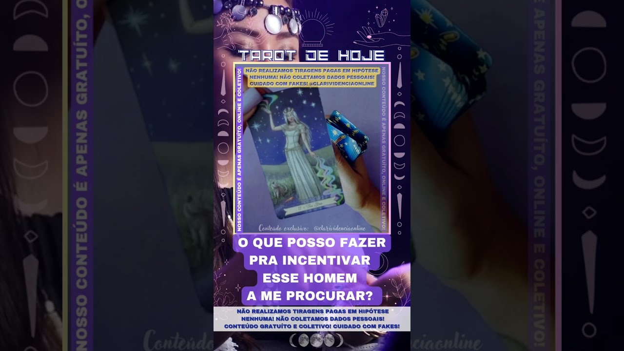 Read more about the article 🎩 O QUE POSSO FAZER PRA INCENTIVAR ESSE HOMEM A ME PROCURAR? 🌟 #TAROTHOJE #TAROT