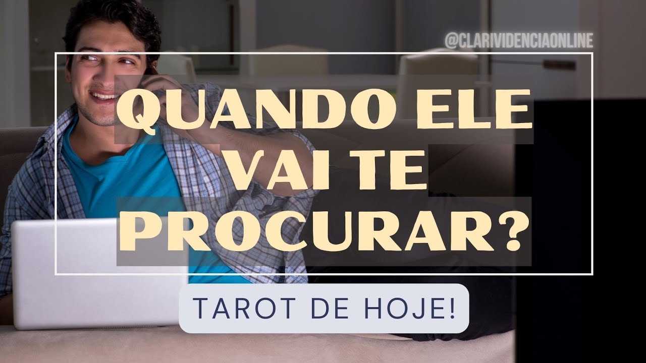 Read more about the article 🔮 QUANDO ELE VAI TE PROCURAR? SAIBA AGORA, CLIQUE E DESCUBRA!  🌟 #TAROTHOJE #TAROT