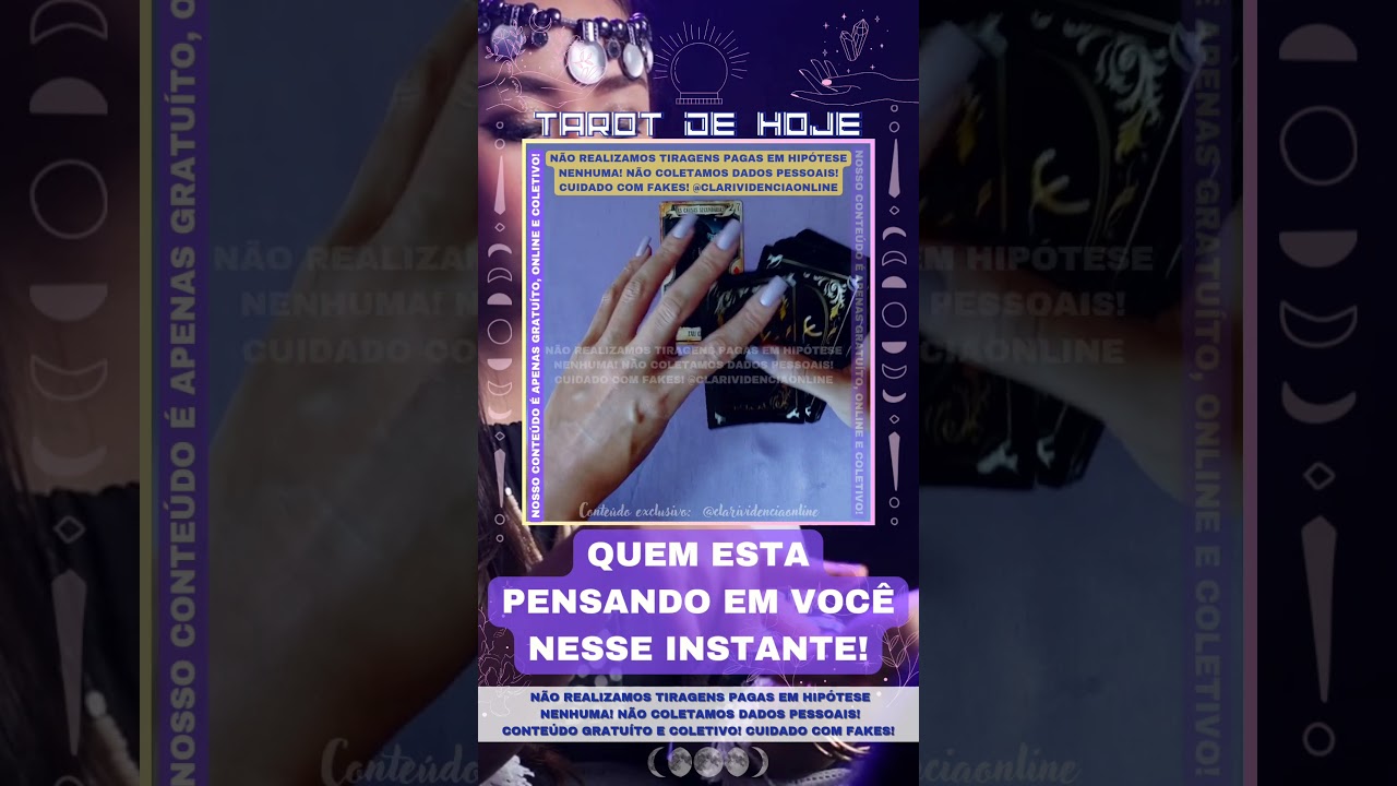 Read more about the article 🔮 QUEM ESTA PENSANDO EM VOCÊ NESSE INTANTE! 🌟 #TAROTHOJE #TAROT