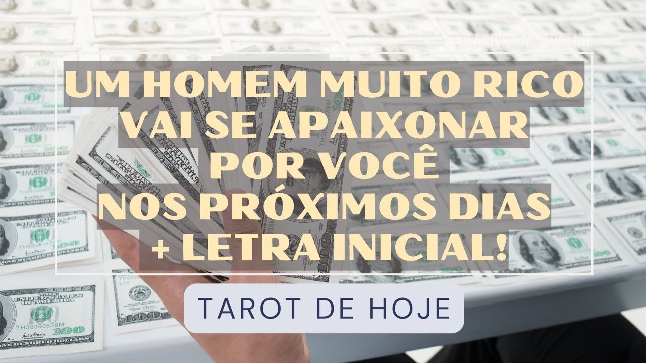 Read more about the article 🎩 UM HOMEM MUITO RICO VAI SE APAIXONAR POR VOCÊ NOS PRÓXIMOS DIAS  + LETRA INICIAL! 🌟 #TAROTHOJE