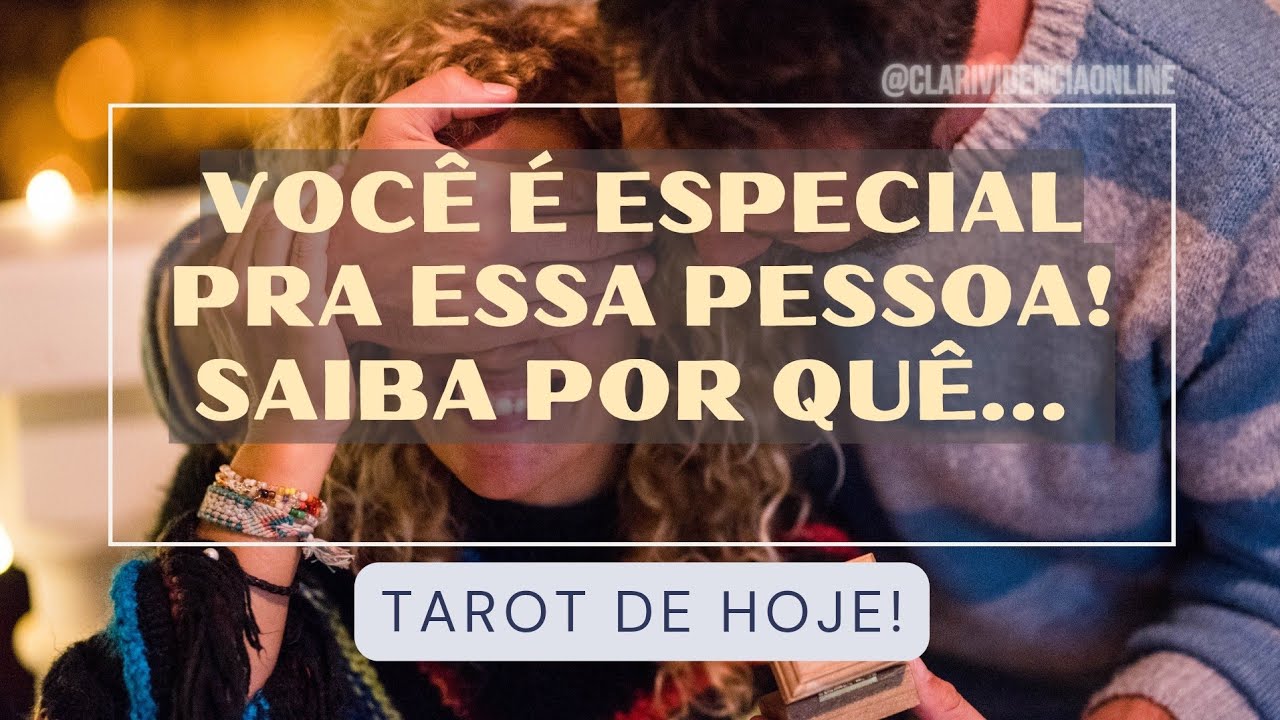 Read more about the article 🔮 VOCÊ É ESPECIAL PRA ESSA PESSOA! SAIBA POR QUÊ… 🌟 #TAROTHOJE #TAROT
