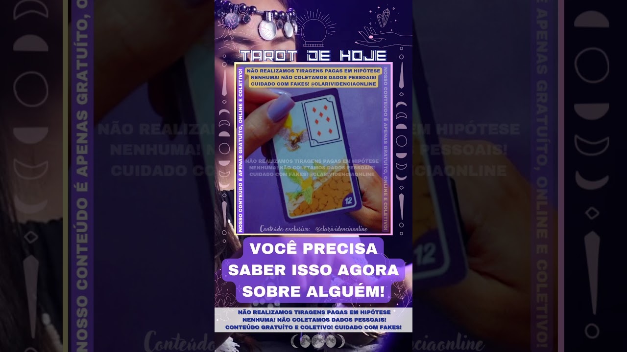 Read more about the article 🔮 VOCÊ PRECISA SABER ISSO SOBRE ALGUÉM! 🌟 #TAROTHOJE #TAROT