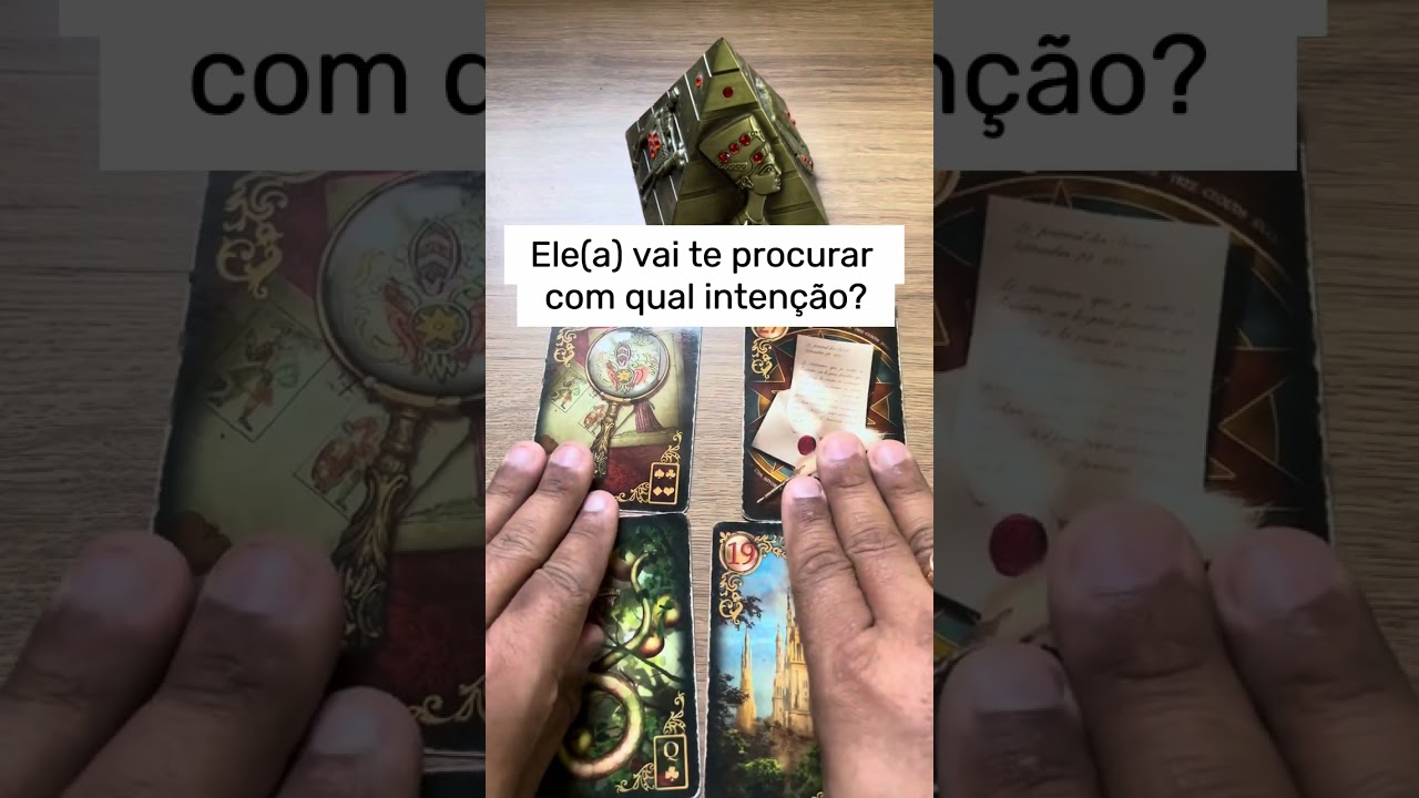 Read more about the article Ele(a) vai te procurar com qual Intenção? #shorts #tarot Responde#tarothoje #ciganoigor dom cigano