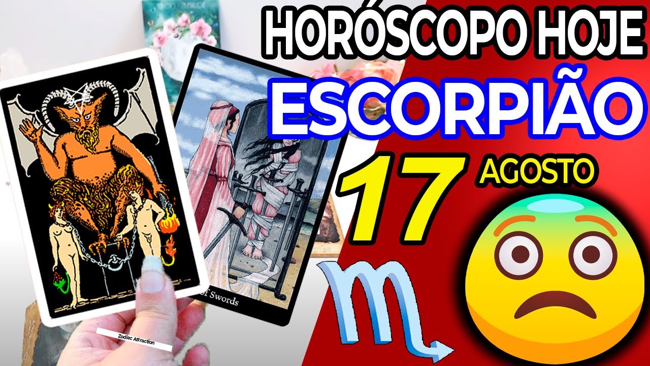 Read more about the article 𝐔𝐑𝐆𝐄𝐍𝐓𝐄 ❗️💌𝐎 𝐓𝐀𝐑𝐎𝐓 𝐑𝐄𝐕𝐄𝐋𝐀 𝐀𝐋𝐆𝐎 𝐁𝐑𝐔𝐓𝐀𝐋 😱Horoscopo do dia de hoje ESCORPIÃO 17 AGOSTO 2023♏️#Escorpião