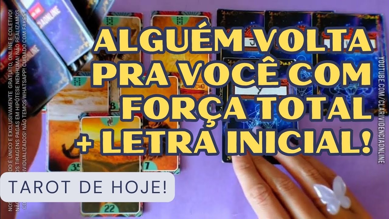 Read more about the article 📩 ALGUÉM VOLTA PRA VOCÊ COM FORÇA TOTAL  + LETRA INICIAL! 🌟 #TAROTHOJE #TAROT