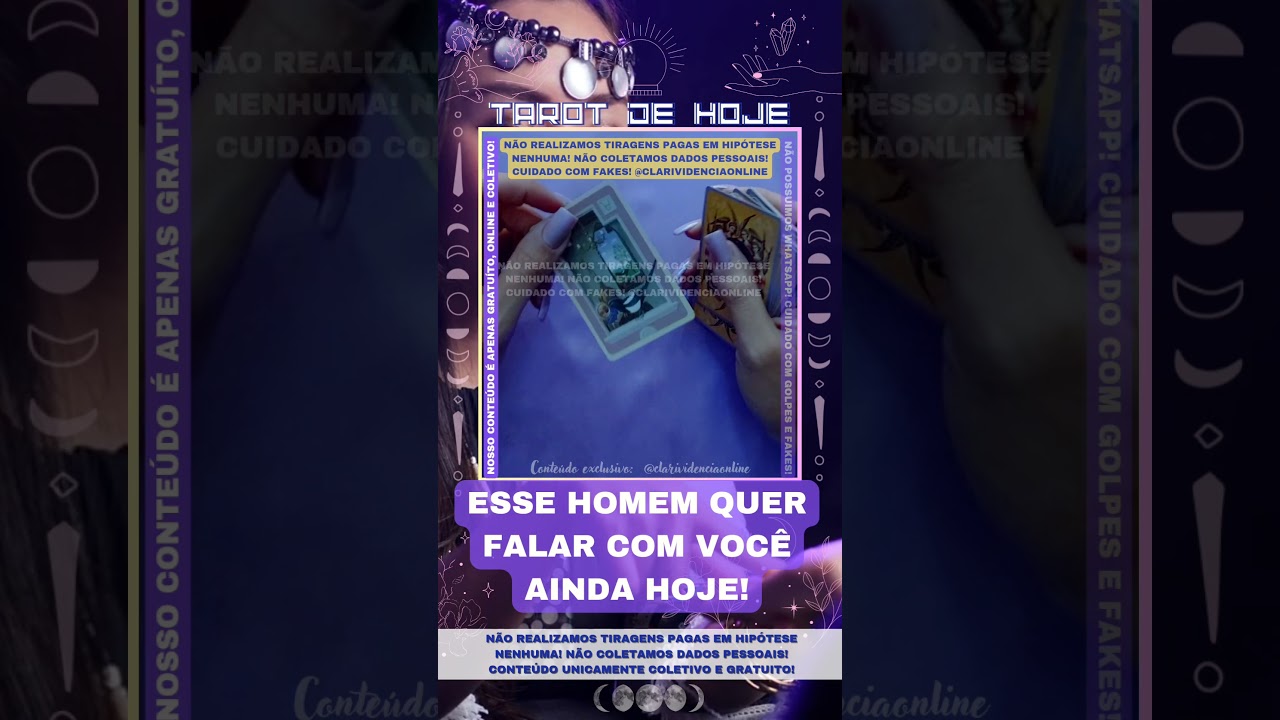 Read more about the article 🔮 ESSE HOMEM QUER FALAR COM VOCÊ AINDA HOJE!  🌟 #TAROTHOJE #TAROT