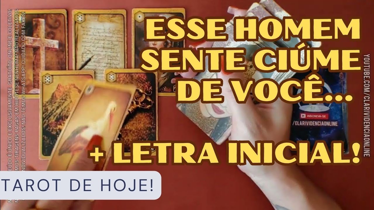 Read more about the article 🧑 ESSE HOMEM SENTE CIÚME DE VOCÊ…  + LETRA INICIAL! 🌟 #TAROTHOJE #TAROT