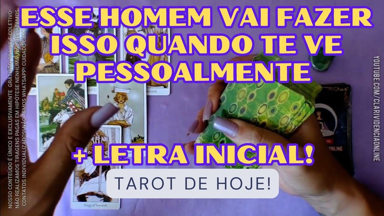 Read more about the article 🎩 ESSE HOMEM VAI FAZER ISSO QUANDO TE VE PESSOALMENTE + LETRA INICIAL! 🌟 #TAROTHOJE #TAROT